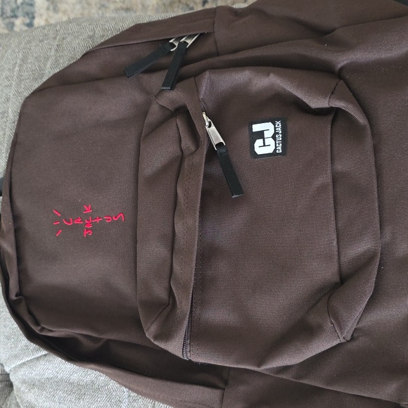 Cactus Jack Brown Backpack With Patches - Picture 1 of 4
